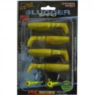 RAPTURE Slugger Shad Set 75 Chartreuse Ghost 4+2db/csg, műcsali szett