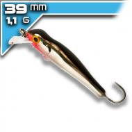 REBEL F52 Micro Minnow - Silver Black - 3,9cm/1,6g wobbler