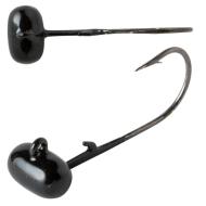 REBEL Keg Head Jigs - Black 1,75g/1-es