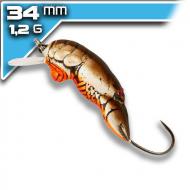 REBEL MicroCrawfish 3,4cm/1,27g Ditch Brown