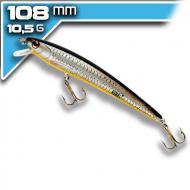 REBEL Tracdown Ghost Minnow - Black Back/Orange Belly - 11cm/10,5g