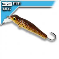 REBEL Tracdown Micro Minnow - Brown Trout - 3,9cm/1,6g süllyedő wobbler