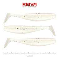 REIVA Flat Minnow shad 12,5cm pearl dot