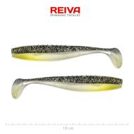 REIVA Flat Minnow shad 18cm 2db/cs (Moonshine Bleak)