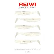 REIVA Flat Minnow shad 5cm pearl white