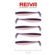 REIVA Flat Minnow shad 5cm purple pearl 