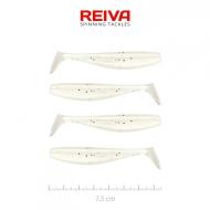 REIVA Flat Minnow shad 7,5cm pearl dot