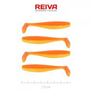 REIVA Flat Minnow shad 7,5cm shiny orange