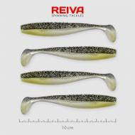 REIVA Flat minnow shad 10,0cm fekete-ezüst-flitter