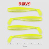 REIVA Flat minnow shad 10,0cm sárga ezüst