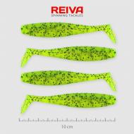 REIVA Flat minnow shad 10,0cm zöld-flitter
