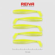 REIVA Flat minnow shad 7,5cm sárga ezüst