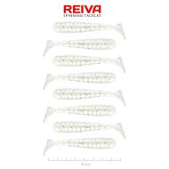 REIVA Stream shad 8cm pearl white dots