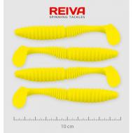 REIVA Zander Power Shad 10cm 4db/cs citromsárga gumihal