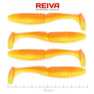 REIVA Zander Power shad 10cm shiny orange