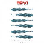 REIVA tiny worm 6cm blue shiner