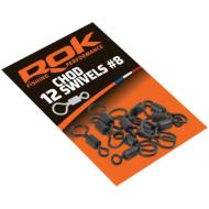 ROK CHOD Swivels Big eyed nagy szemű forgó - 15 darab/csomag