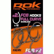 ROK FULL CURVE BARBLESS - Szakál nélküli bojlis horog 2-es