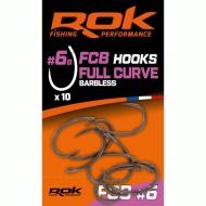 ROK FULL CURVE BARBLESS - Szakál nélküli bojlis horog 6-os