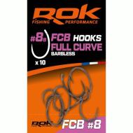 ROK FULL CURVE BARBLESS - Szakál nélküli bojlis horog 8-as