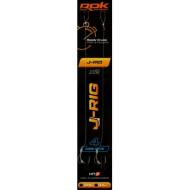 ROK J-RIG Wide Gape - 2db/csomag - előkötött horog - 4 - 0,40mm