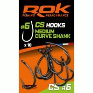 ROK MEDIUM CURVE SHANK - Teflon horog 6-os
