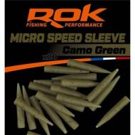 ROK MICRO Speed Sleeves gubancgátló gumicső - 20 darab/csomag - Camo Zöld
