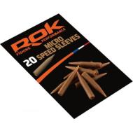 ROK MICRO Speed Sleeves gubancgátló gumicső - 20 darab/csomag - Barna