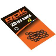 ROK RIG RING Szerelék gyűrű 2-es - 20 darab/csomag