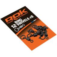 ROK RING Swivels karikás forgó - 12 darab/csomag