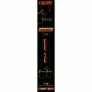 ROK SH-RIG Curve Shank - 2db/csomag - előkötött horog - 4 - 0,40mm