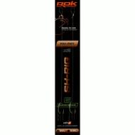 ROK SH-RIG Curve Shank - 2db/csomag - előkötött horog - 6 - 0,35mm