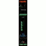 ROK STIFF RIG Wide Gape - 2db/csomag - előkötött horog - 2 - 0,40mm
