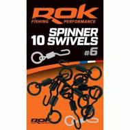 ROK Spinner Swivel forgó 6-os - 10db/csomag 