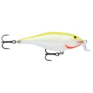 RAPALA Shallow Shad Rap 5cm/5g Silver fluorescent Chartreuse SSR05SFC