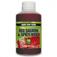 Rod Hutchinson Liquid Carp Food - Red Salmon & Spicy Krill vörös lazac/fűszeres rák locsoló - 500ml