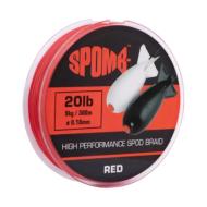 SPOMB Spod braid red 0,18mm 300m - lebegő fonott zsinór