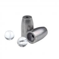 SPRO Stainless Steel Bullet Sinker + Glass beads 1,8g 5+5db