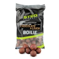 STÉG PRODUCT Etető oldódó bojli 24mm - Csokoládé Máj
