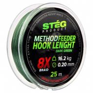 STÉG PRODUCT method feeder fonott előke 25m 0,10mm/6.5kg