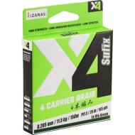 SUFIX X4 Hi Vis Yellow 0,165mm/135m - pergető fonott