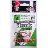 TOP MIX Method Feeder Horog 8-as - zöld/green