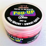 TOP MIX Method Pop-Up Bojli 6mm - Édes fűszer