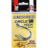TOP MIX Method feeder Circle Barbless hook #12