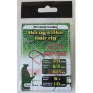 TOP MIX Method feeder előke tüskével 6-os horog 10mm tüske