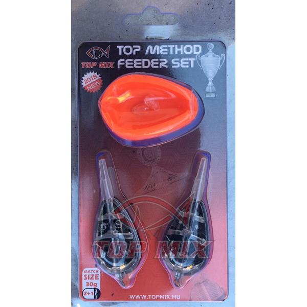 TOP MIX TOP Method Feeder kosár szett, 2x40g+töltő