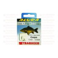 TRABUCCO Akura Carp Libr. 01X0,30 előkötött horog