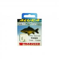 TRABUCCO Akura Carp előkötött pontyozó horog - 1/0-ás