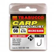 TRABUCCO Carp Specialist mikro szakállas horog 8-as