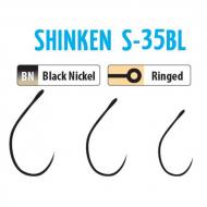 TRABUCCO Shinken Hooks S-35Bl Bn #6 10db szakáll nélküli horog